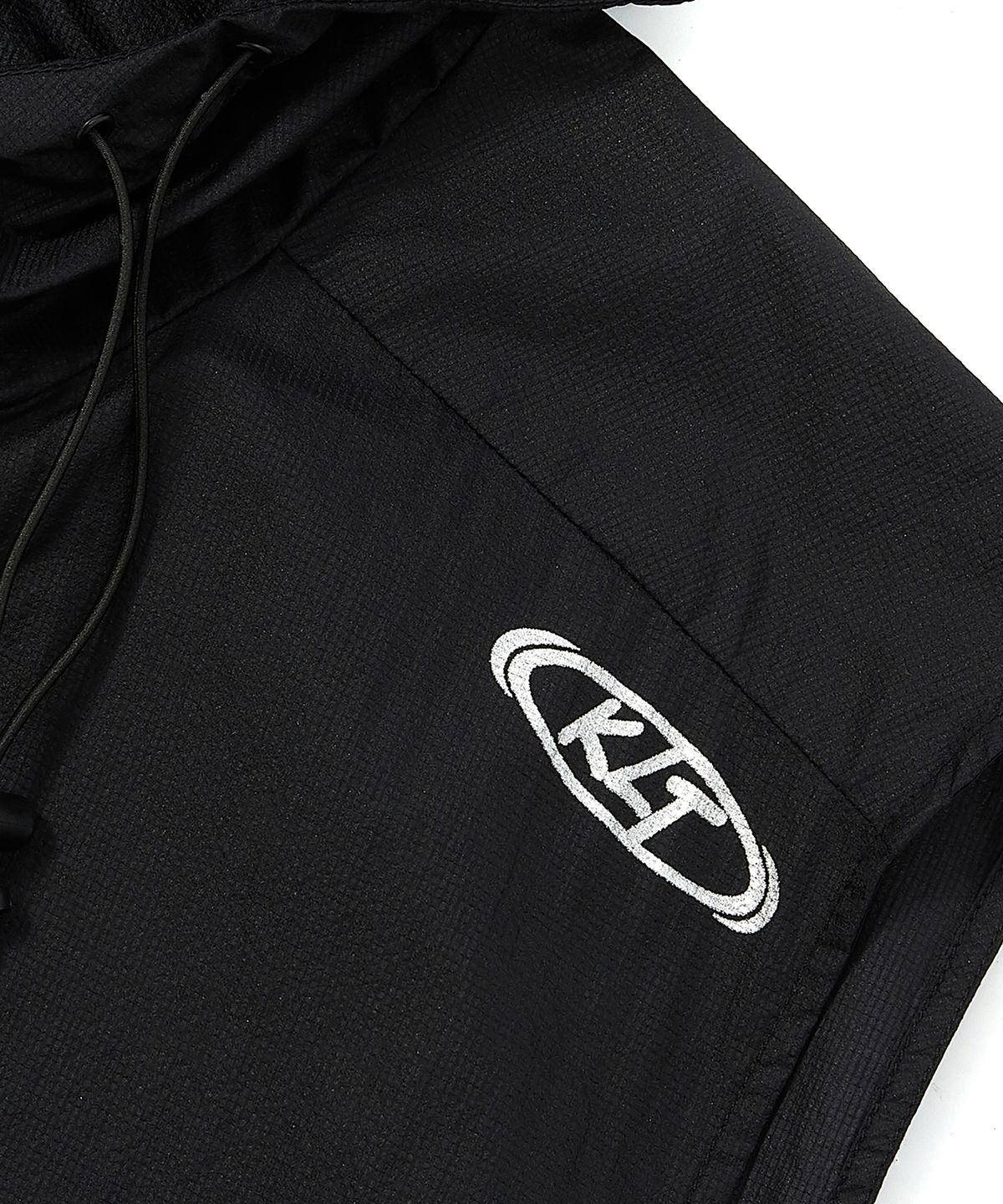 쿨트(KULTE) UTILITY NYLON HOOD VEST BLACK