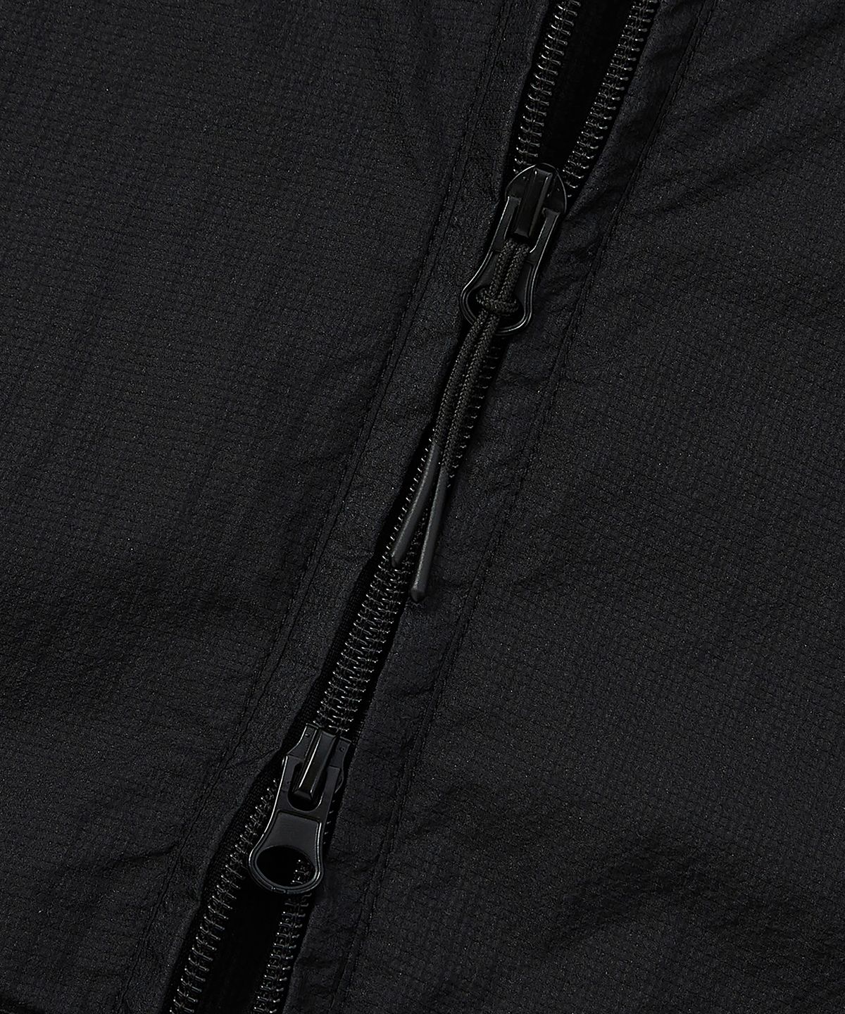 쿨트(KULTE) UTILITY NYLON HOOD VEST BLACK