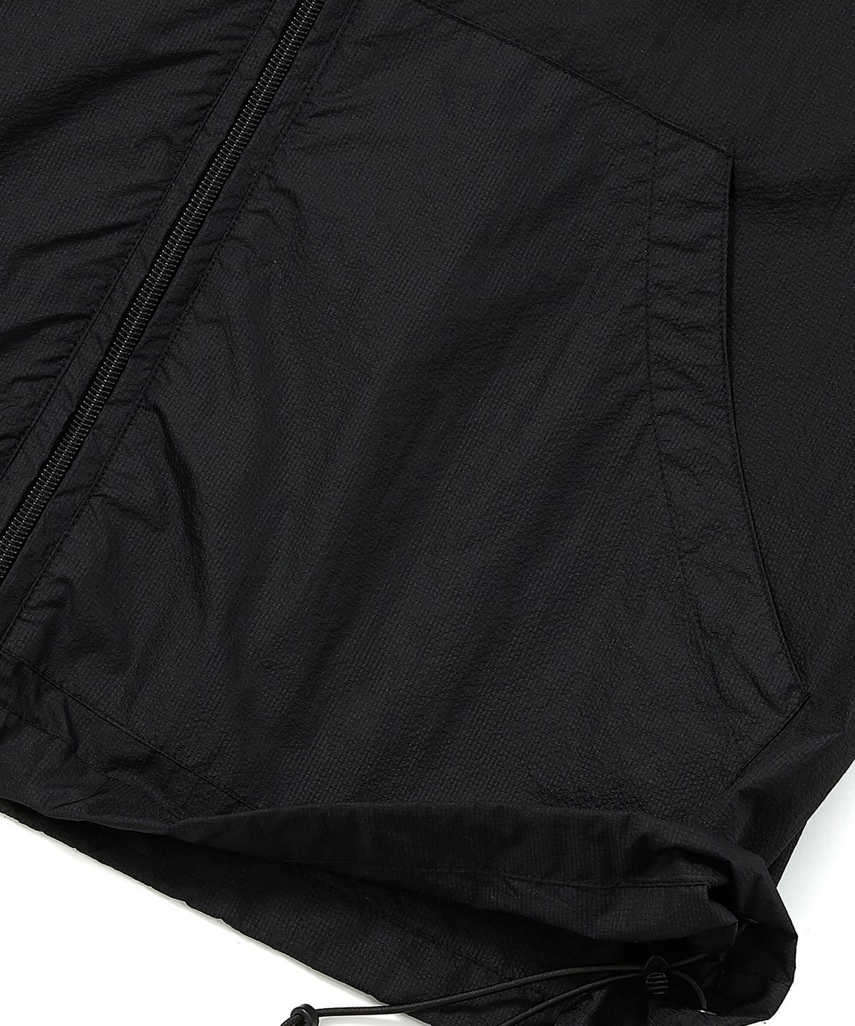 쿨트(KULTE) UTILITY NYLON HOOD VEST BLACK