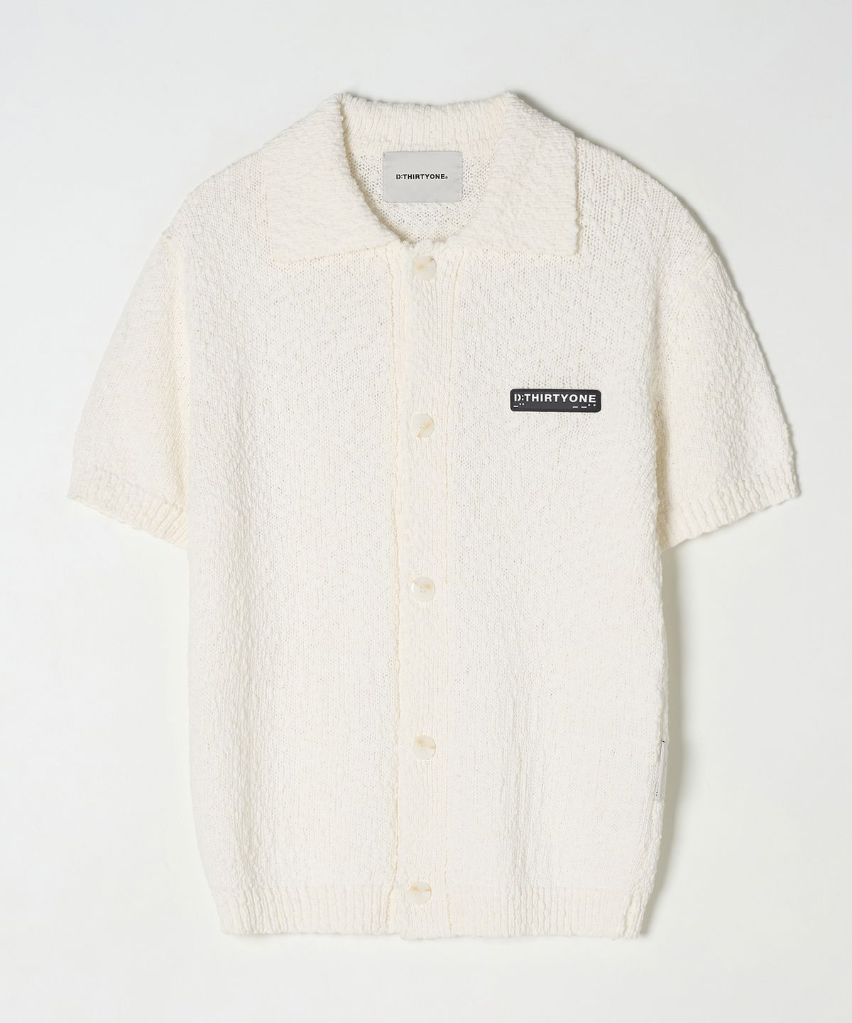 디써티원(DTHIRTYONE) (WOMAN) Weaving Sweater Cardigan (Ivory)