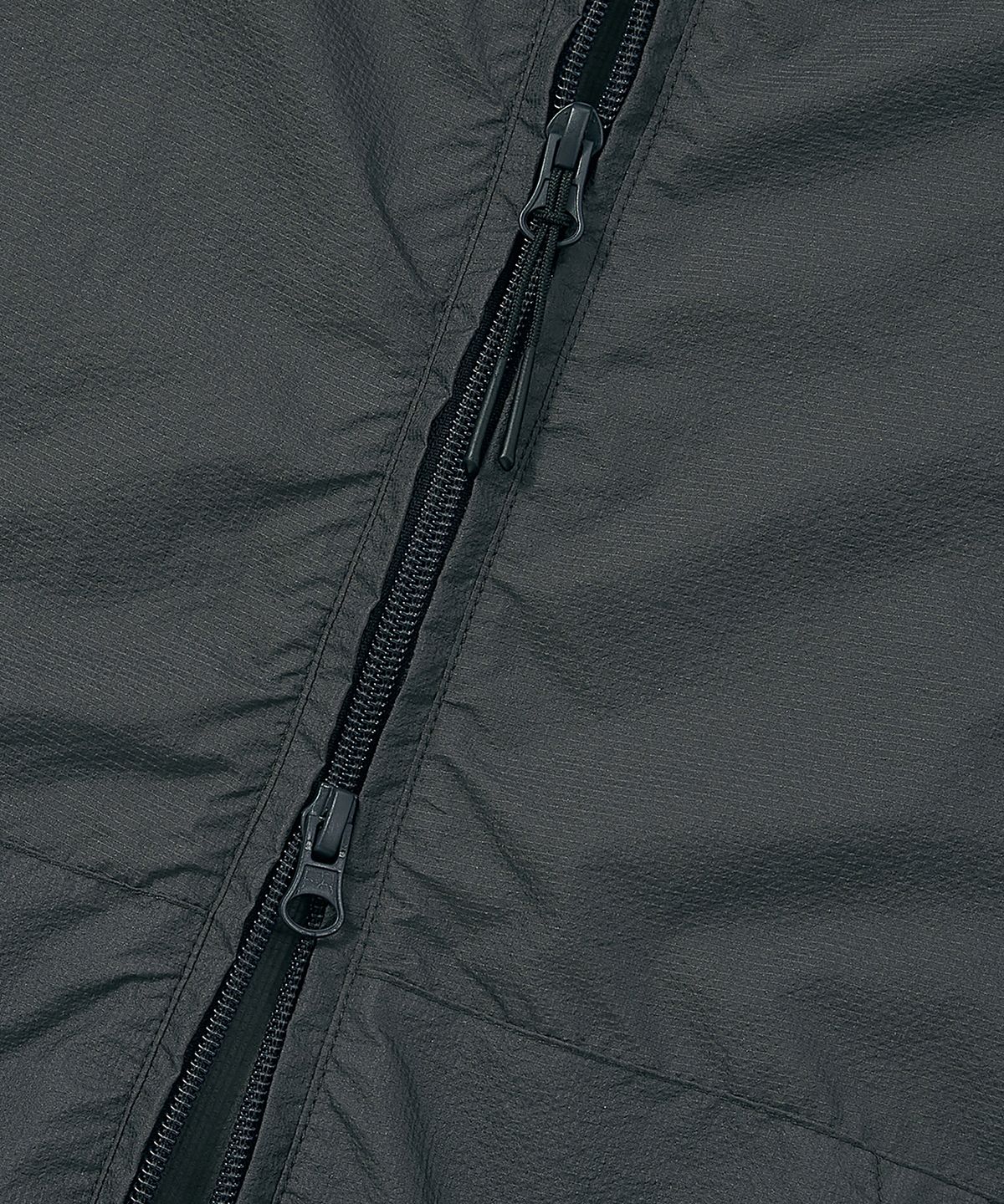 쿨트(KULTE) UTILITY NYLON HOOD VEST GREY