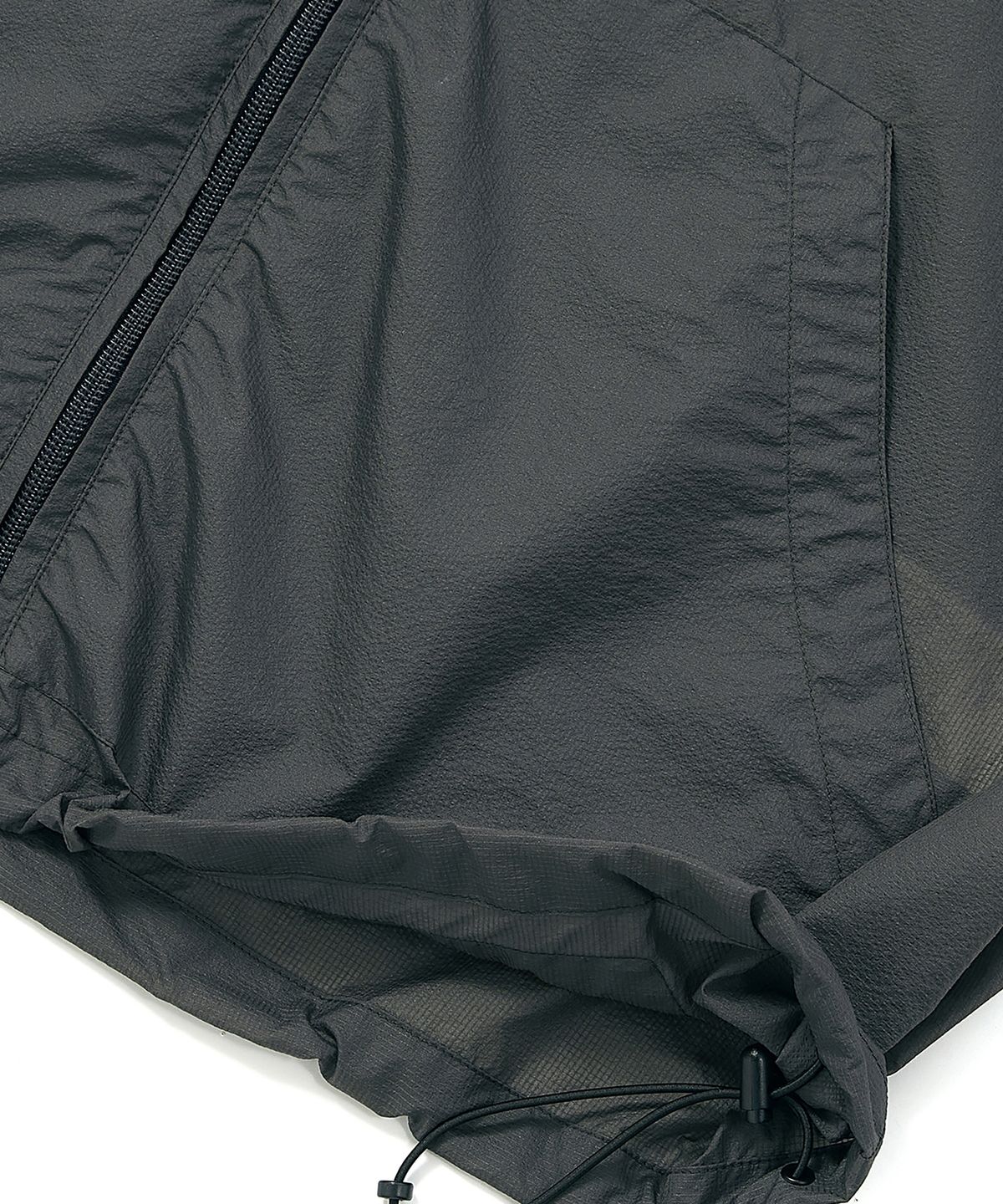 쿨트(KULTE) UTILITY NYLON HOOD VEST GREY