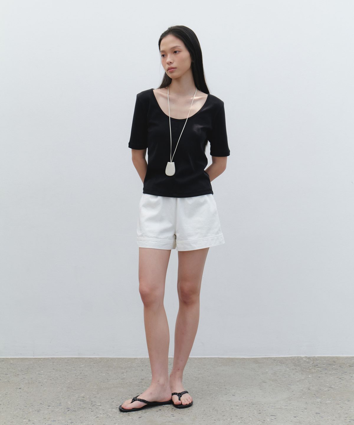 유라고(URAGO) Cotton banding shorts