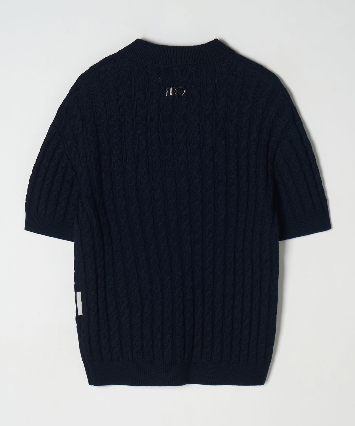 디써티원(DTHIRTYONE) Hard Twist Cable Sweater (Dark Navy)