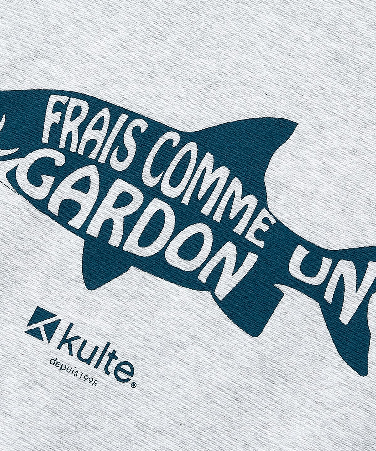 쿨트(KULTE) FISH HOODY LMELANGE