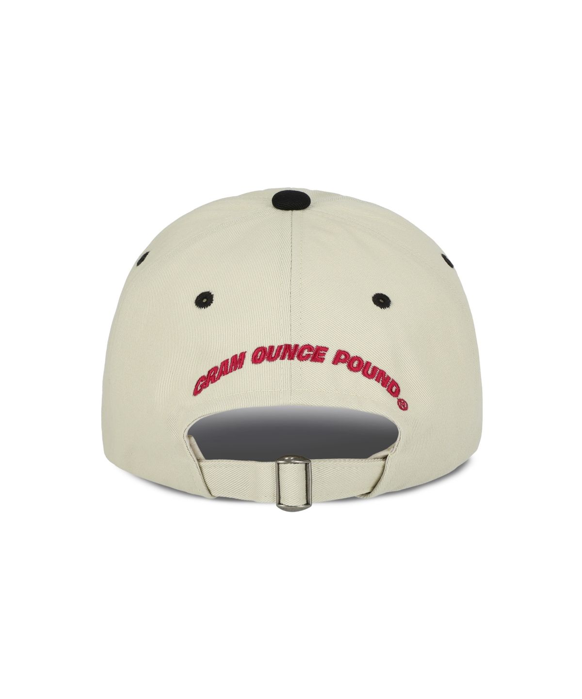 그램 아운스 파운드(GRAM OUNCE POUND) Monday Two Tone 6-Panel Cap_Beige & Charcoal