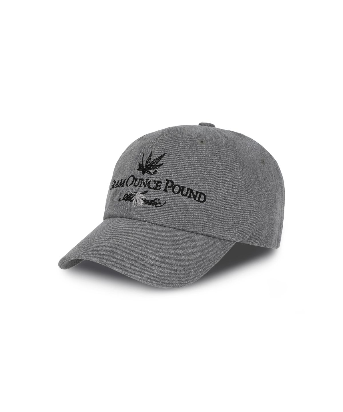 그램 아운스 파운드(GRAM OUNCE POUND) Maple 6-Panel Cap_Charcoal Grey