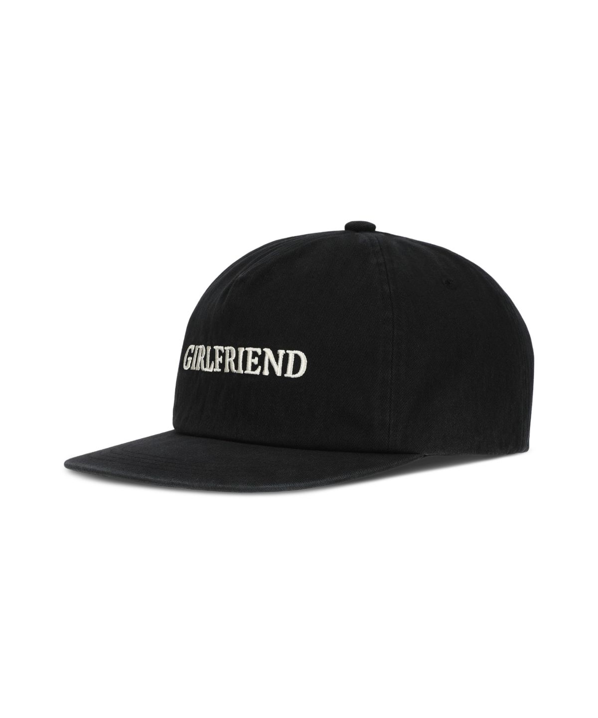 그램 아운스 파운드(GRAM OUNCE POUND) GIRLFRIEND 5-PANEL CAP_Washed Black