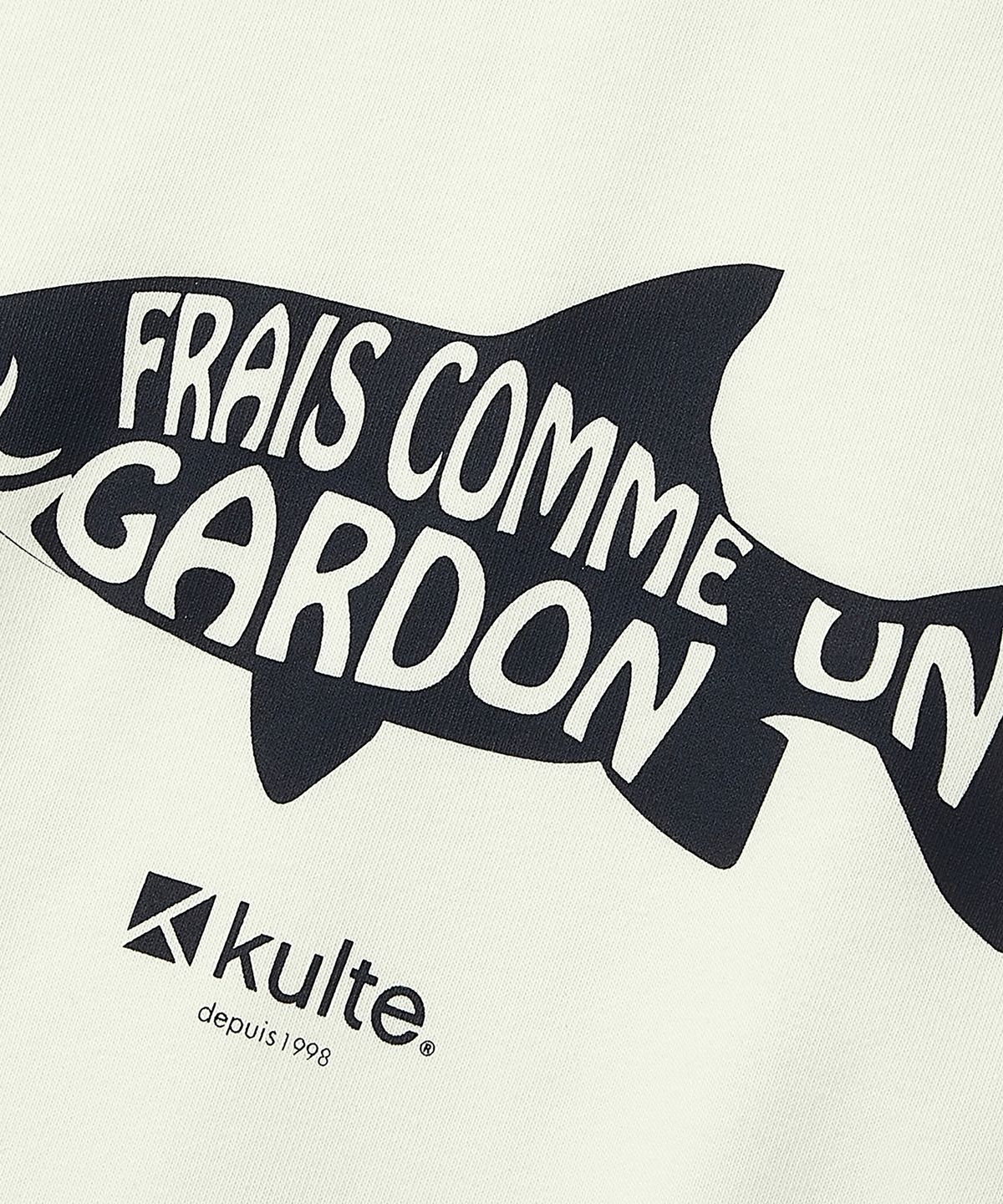 쿨트(KULTE) FISH HOODY IVORY