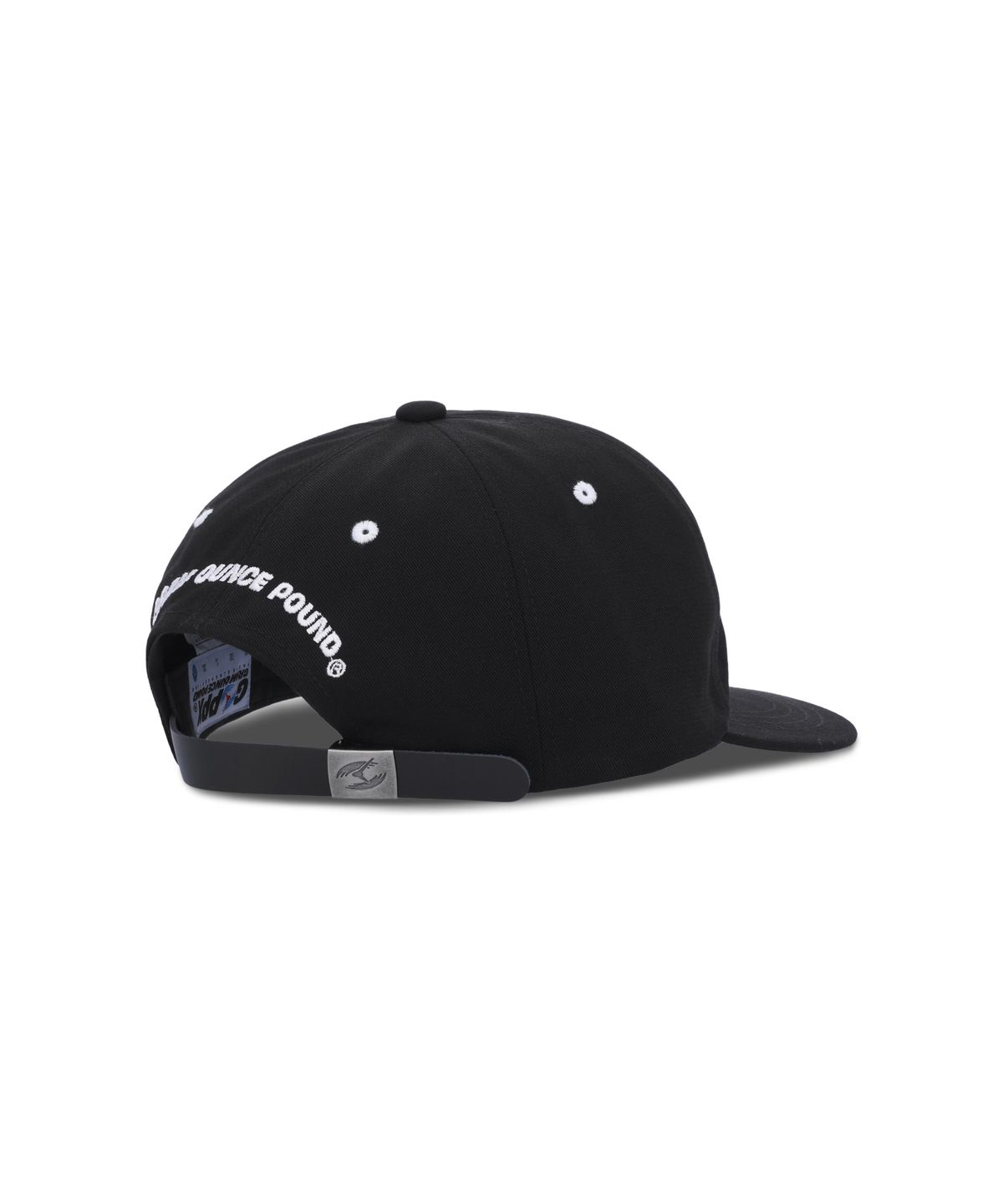 그램 아운스 파운드(GRAM OUNCE POUND) GOP Felt Applique 5-Panel Cap_Black