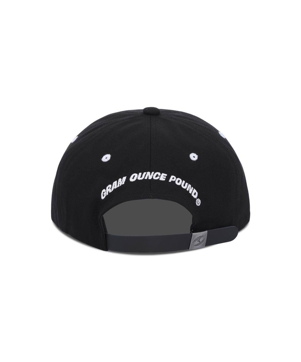그램 아운스 파운드(GRAM OUNCE POUND) GOP Felt Applique 5-Panel Cap_Black