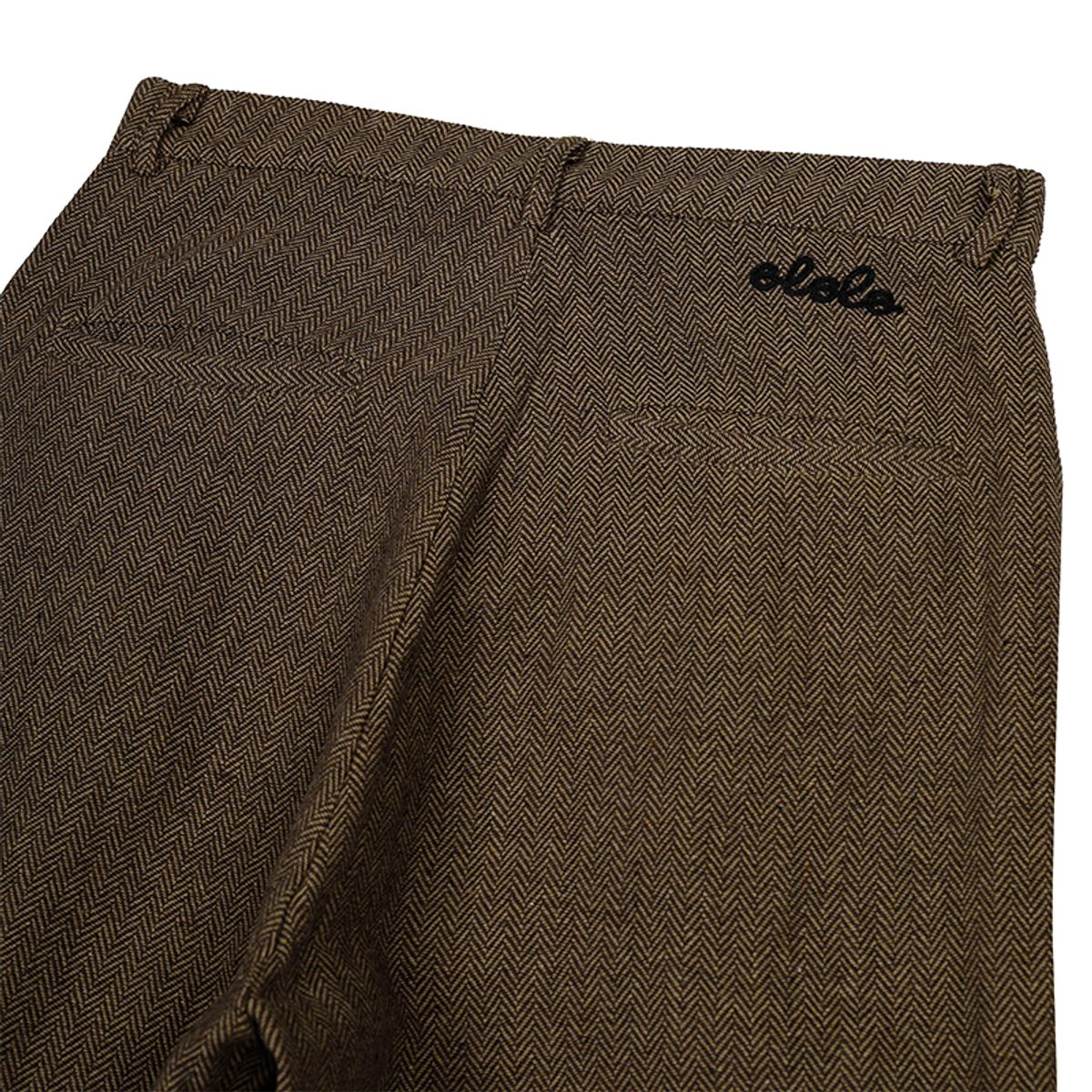 올롤로(OLOLO) Pleated Trouser - Brown