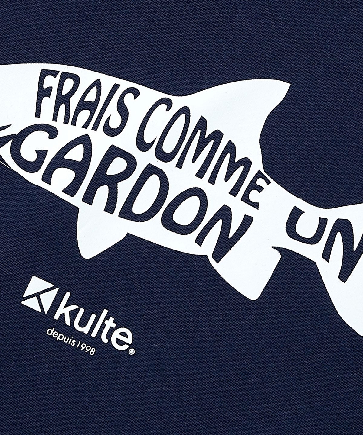 쿨트(KULTE) FISH HOODY NAVY