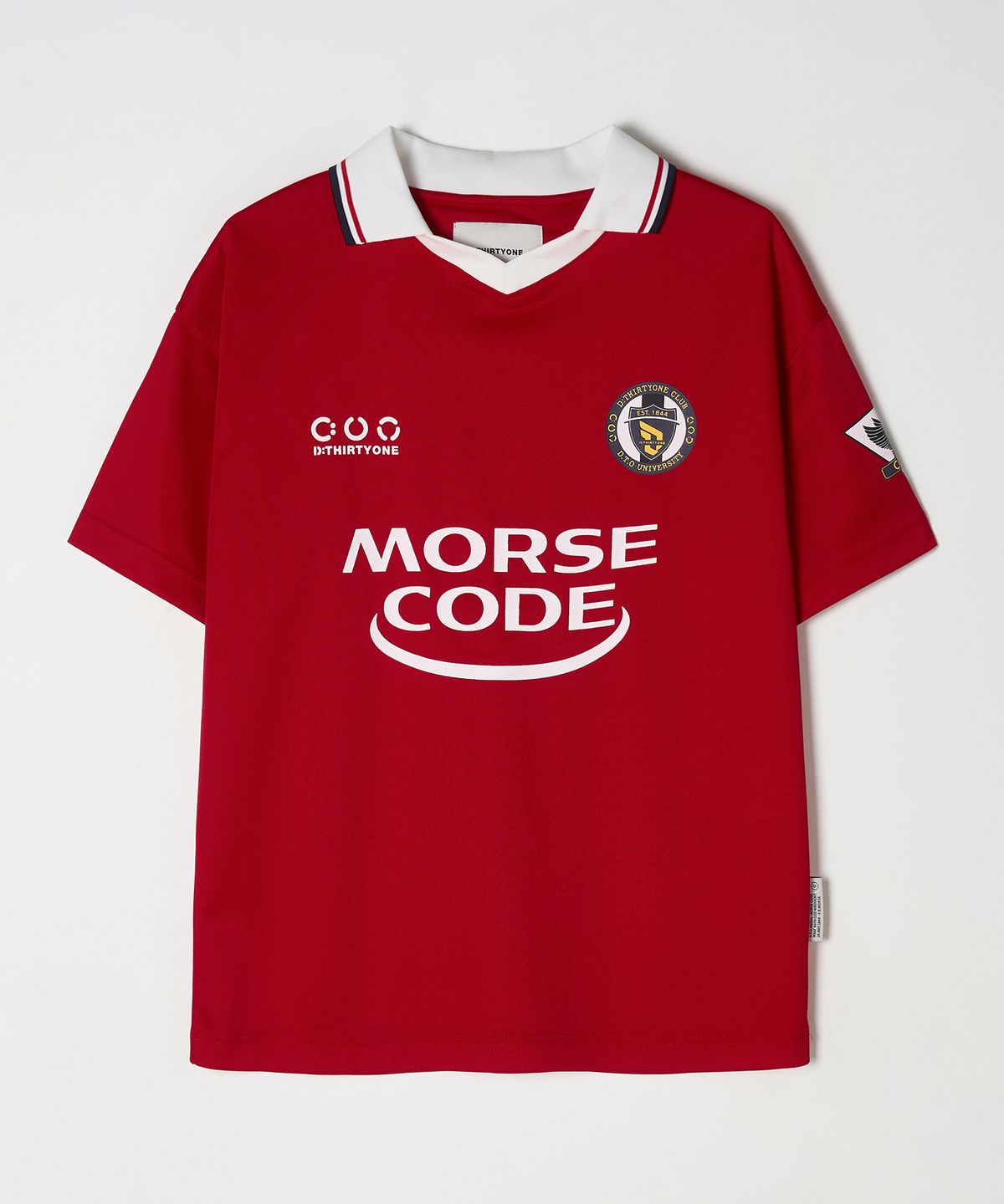 디써티원(DTHIRTYONE) (WOMAN) Football Jersey Polo (Red)