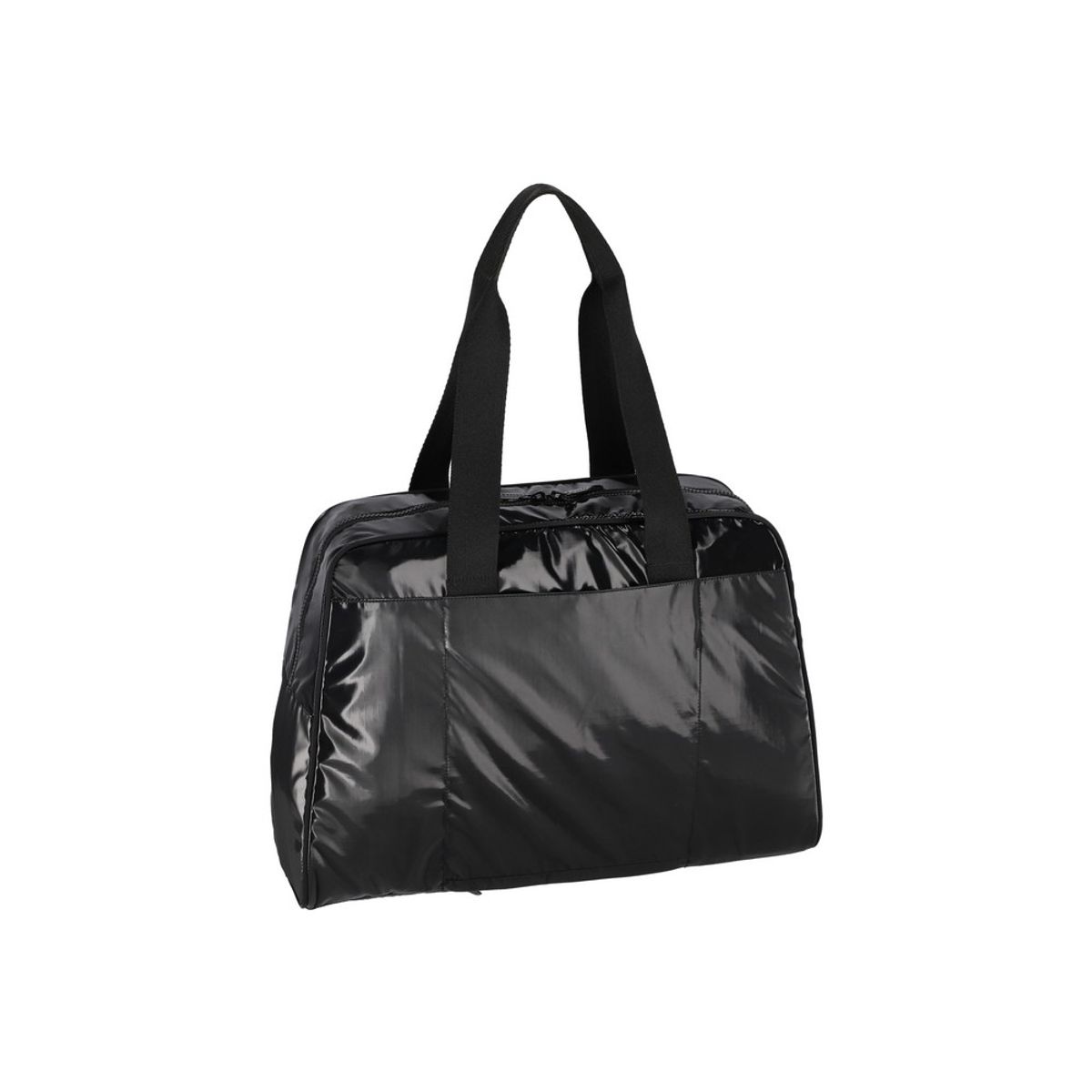 레스포색(LESPORTSAC) 블랙 샤인 스몰 캐리올 더플백 [1048.M135]