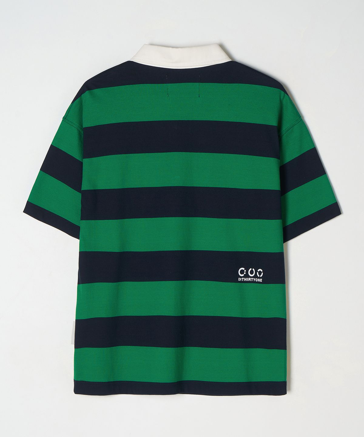 디써티원(DTHIRTYONE) Stripe Rugby Polo T-Shirt (Green)