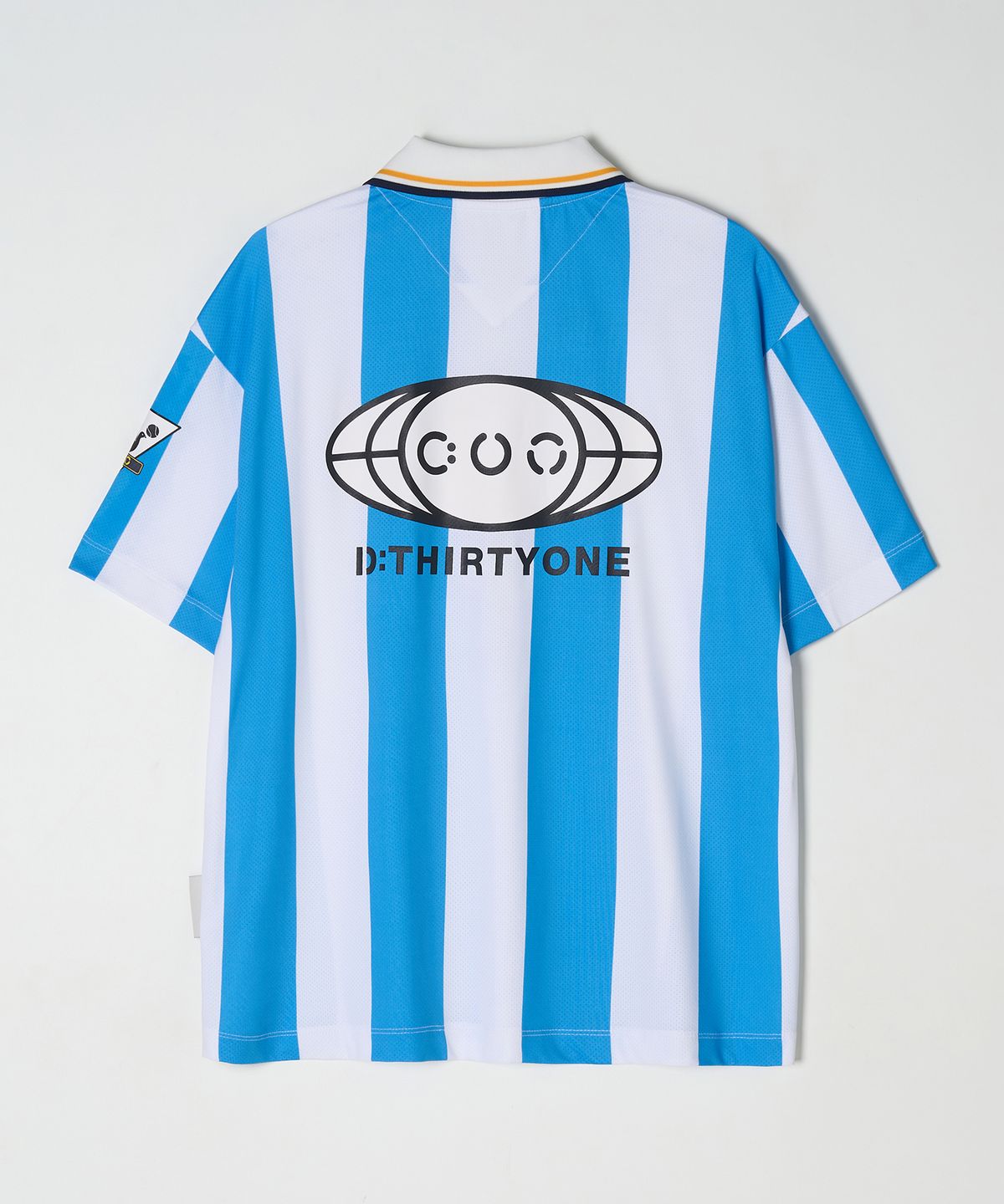 디써티원(DTHIRTYONE) Stripe Football Jersey Polo (Sky Blue)