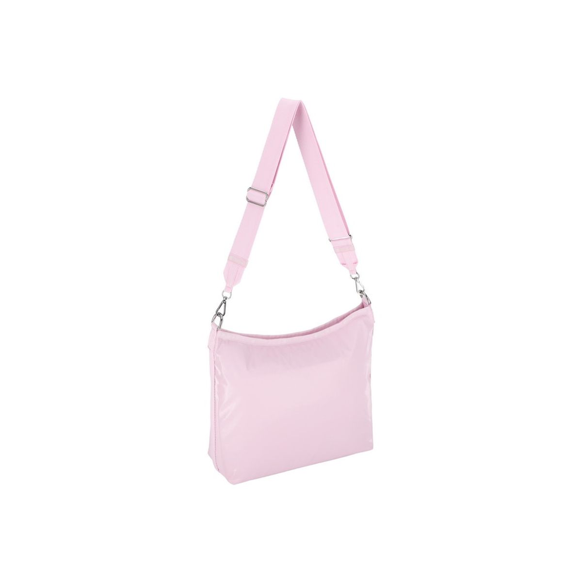 레스포색(LESPORTSAC) 아이스핑크 샤인 미디움 집 숄더백 [1014.MA04]