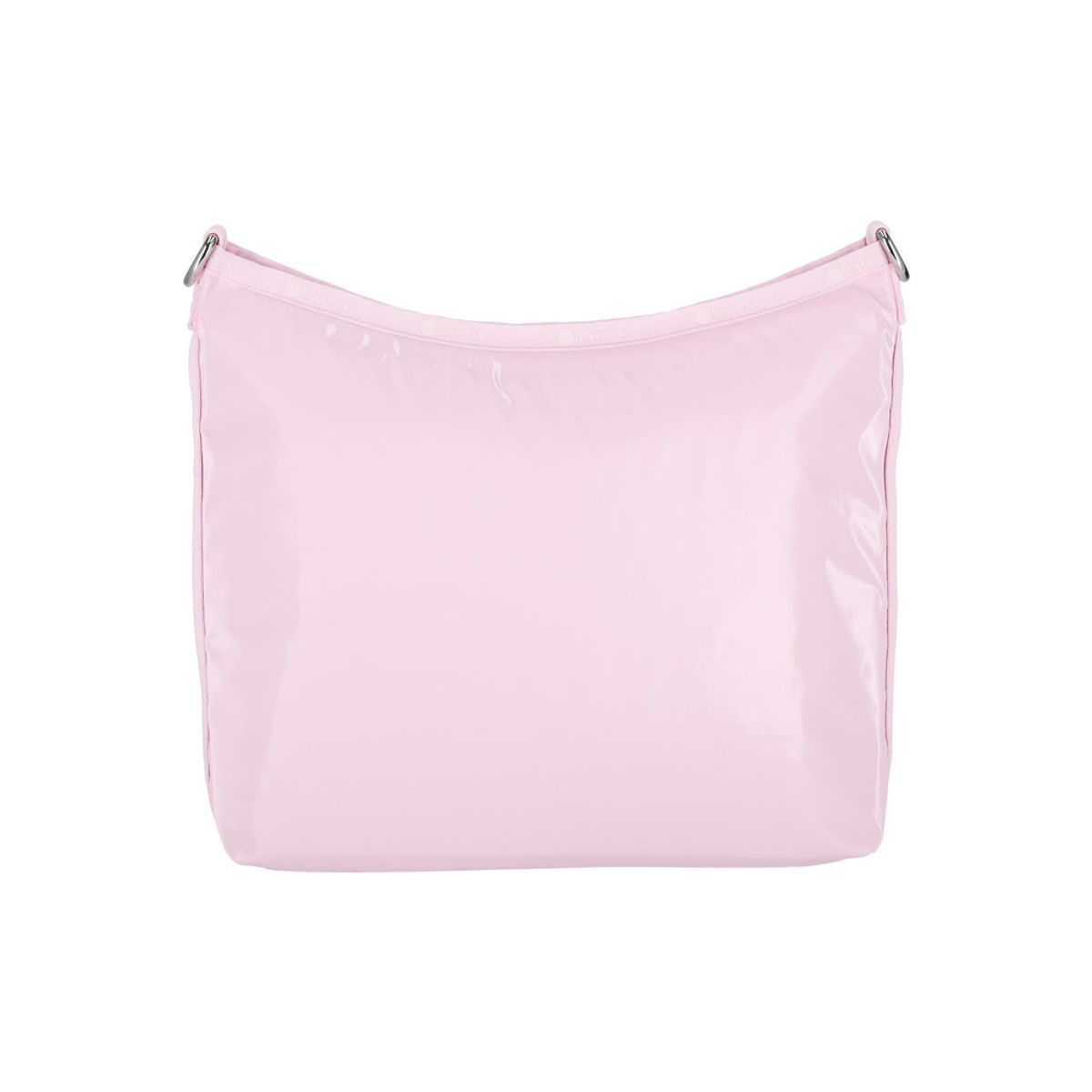레스포색(LESPORTSAC) 아이스핑크 샤인 미디움 집 숄더백 [1014.MA04]