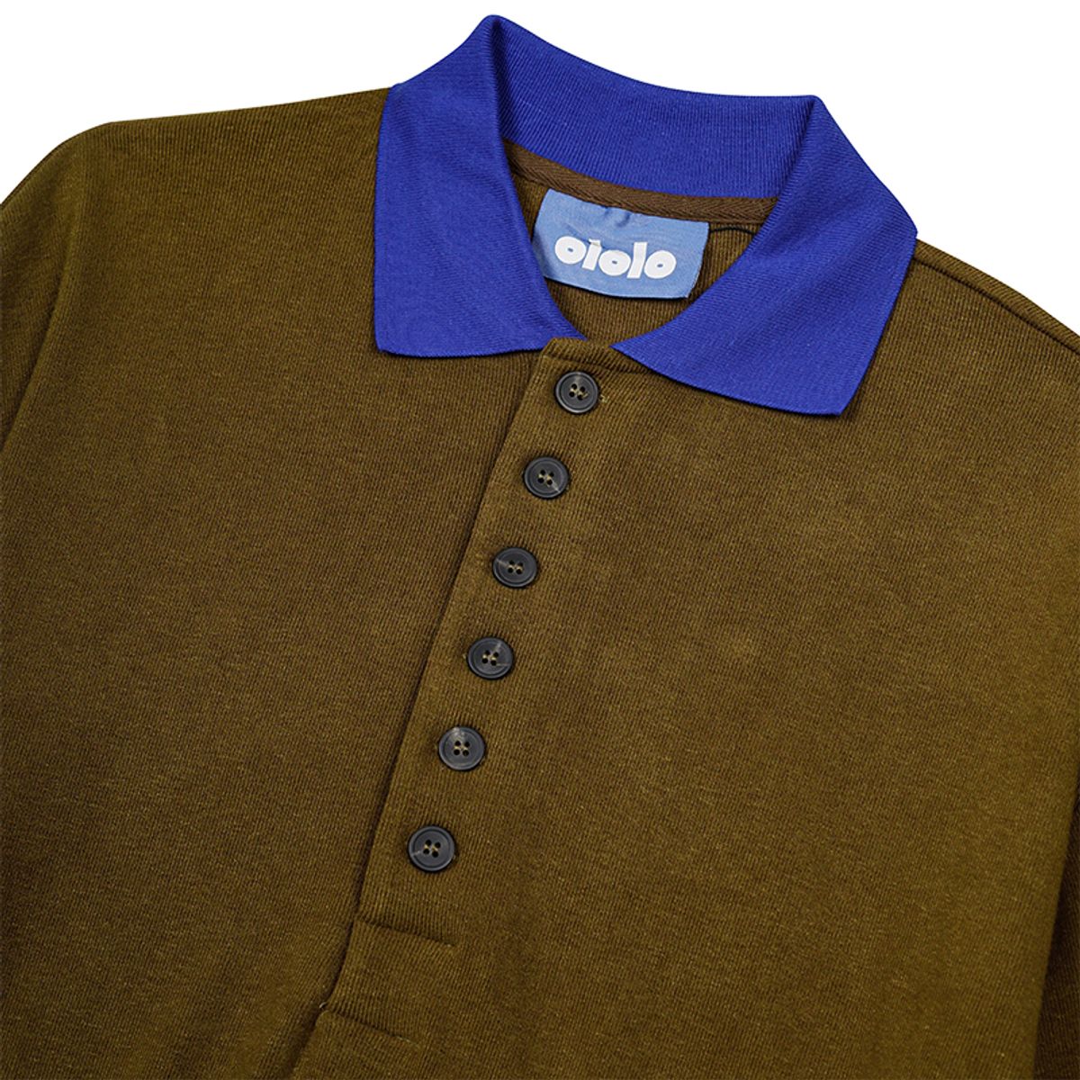 올롤로(OLOLO) LS Polo de Punto - Brown