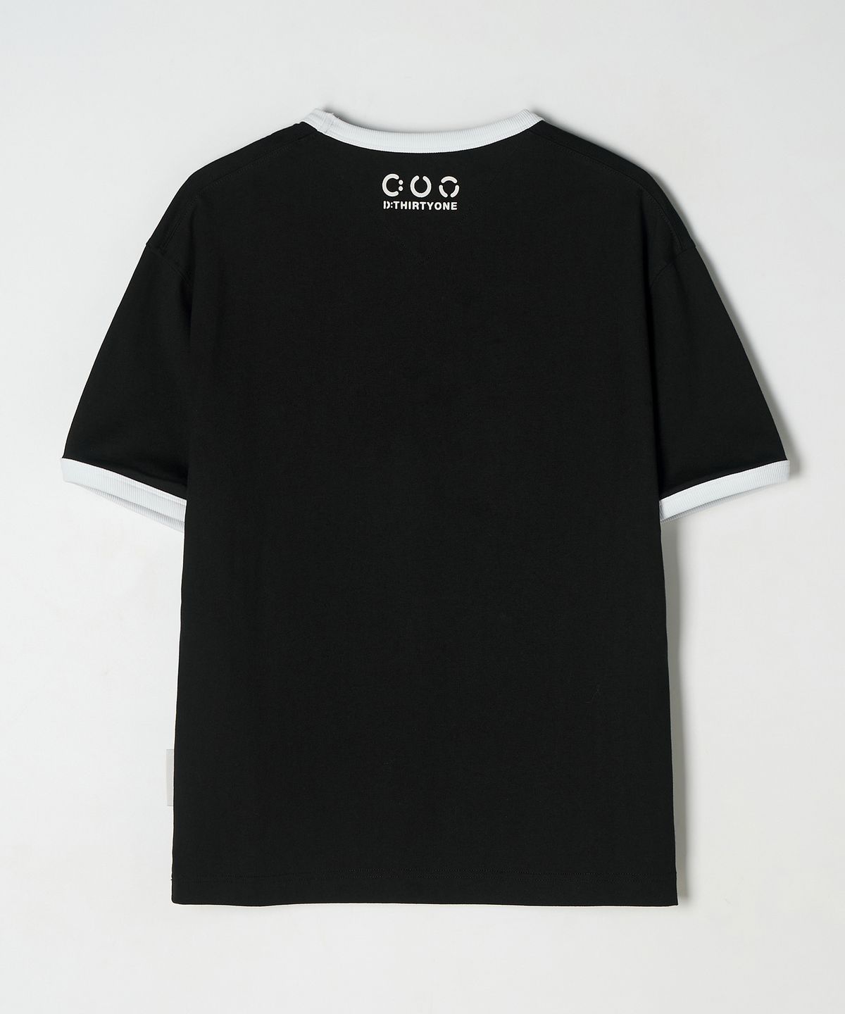 디써티원(DTHIRTYONE) (WOMAN) D: Logo Ringer T-Shirt (Black)