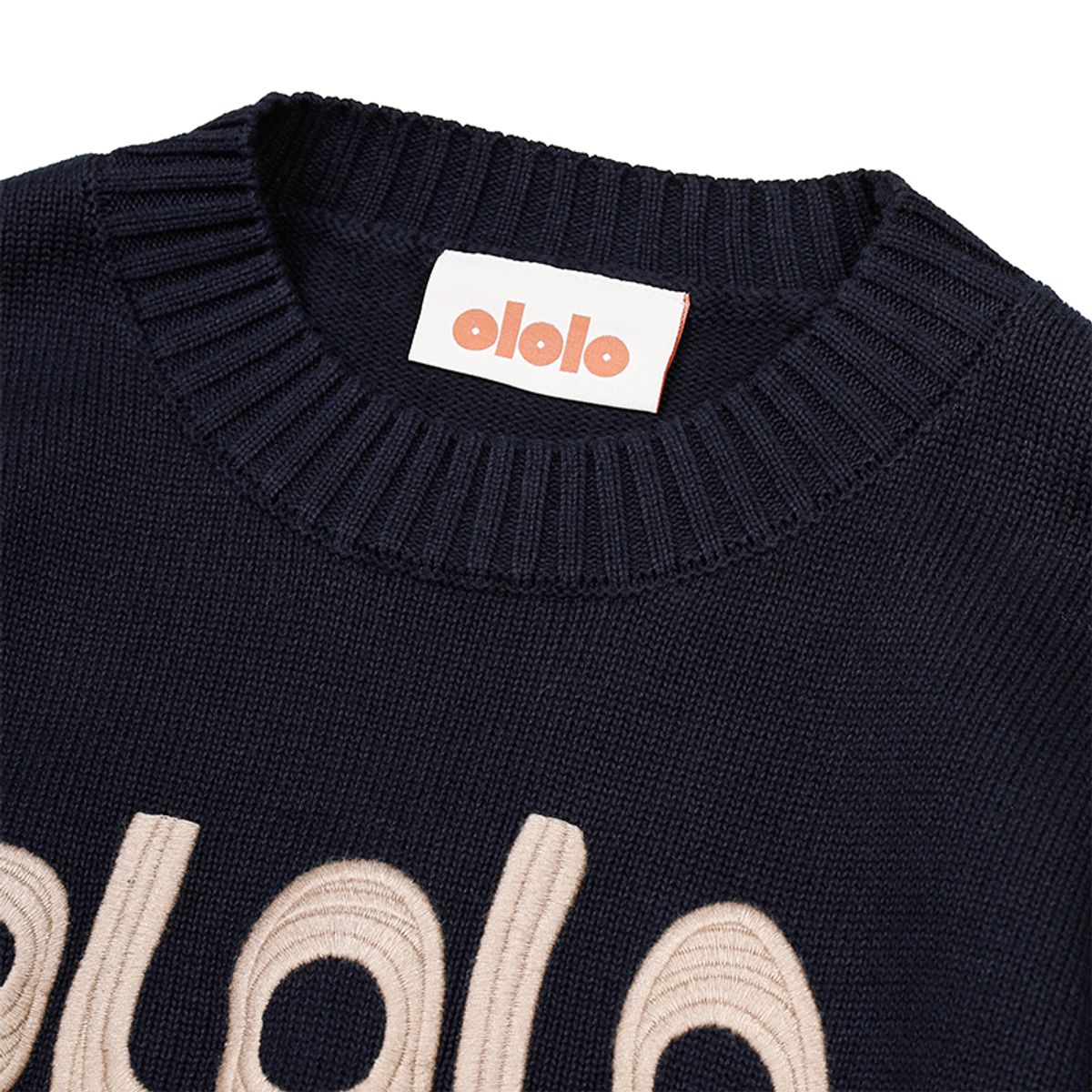 올롤로(OLOLO) Logo Knit Sweater