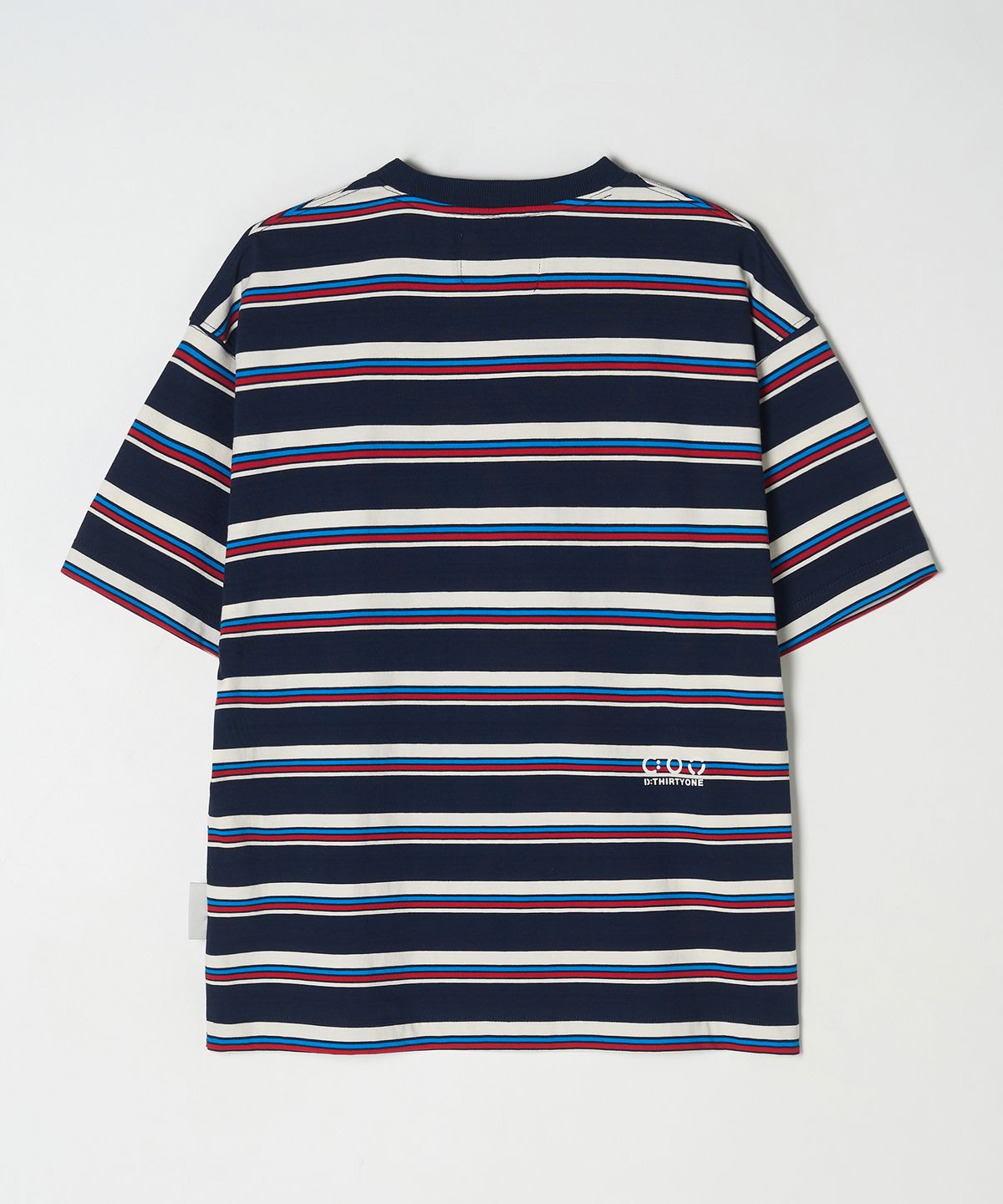 디써티원(DTHIRTYONE) Multi Stripe T-Shirt (Navy)