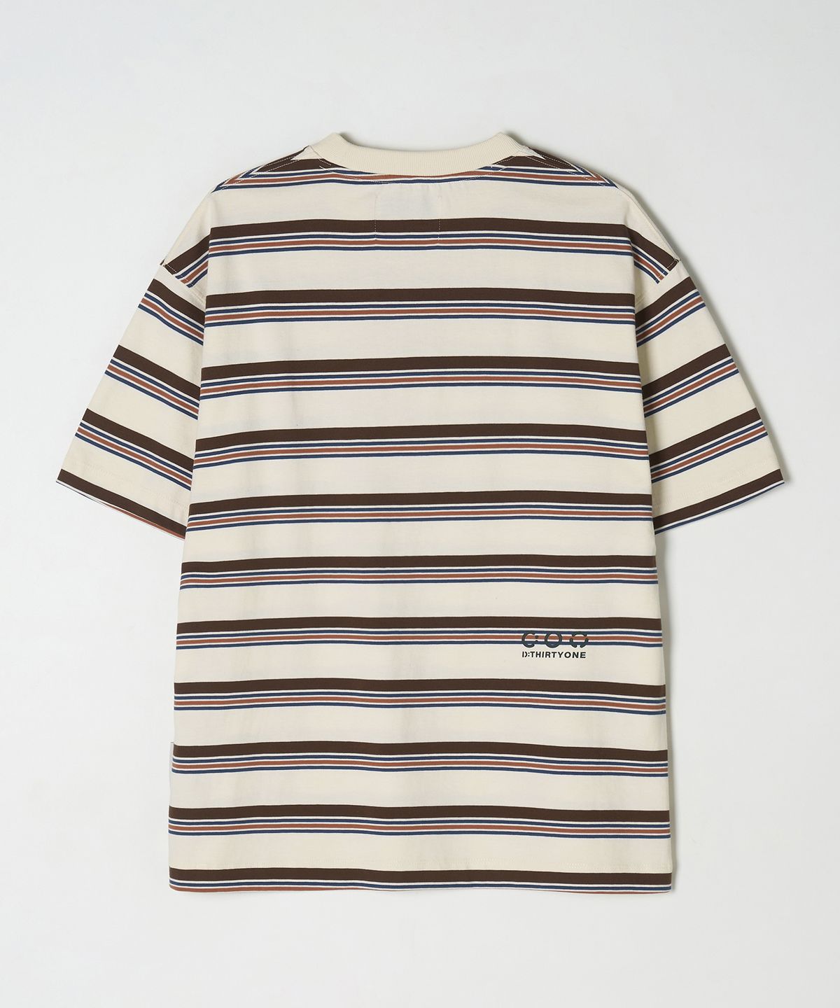 디써티원(DTHIRTYONE) Multi Stripe T-Shirt (Almond)