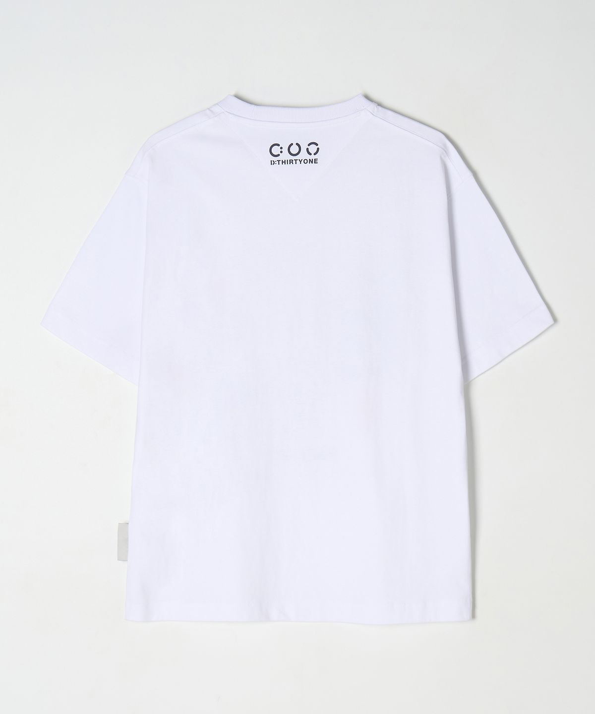 디써티원(DTHIRTYONE) Morse code Collage T-Shirt (White)