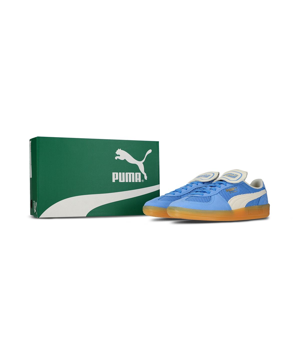 푸마(PUMA) 팔레르모 프리미엄 메쉬 - 팀라이트블루:아이보리 / 404272-01