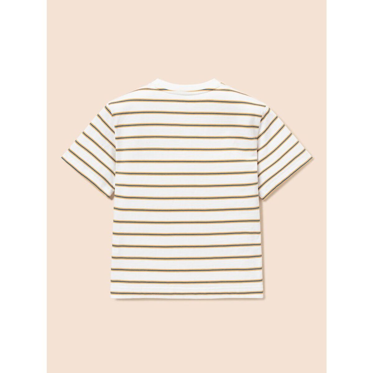 빈폴 키즈(BEANPOLE KIDS) 멀티 스트라이프 반팔 티셔츠  화이트 (BI5342U061)