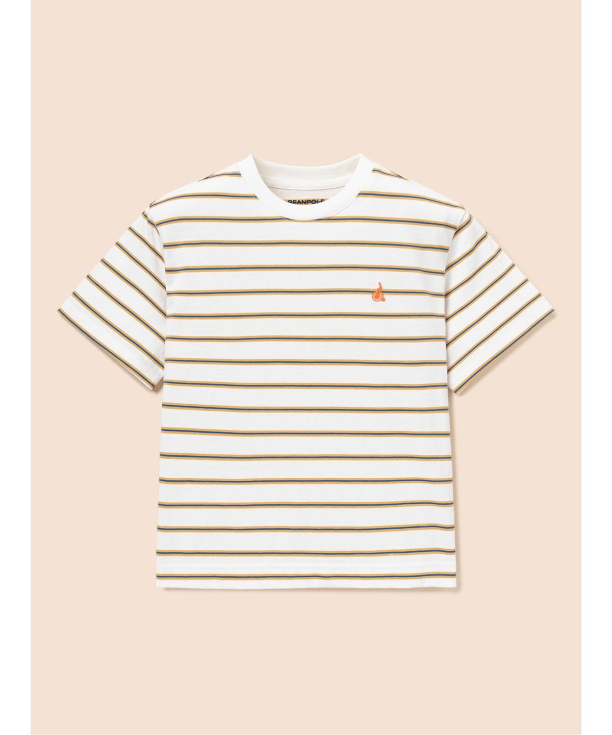 빈폴 키즈(BEANPOLE KIDS) 멀티 스트라이프 반팔 티셔츠  화이트 (BI5342U061)