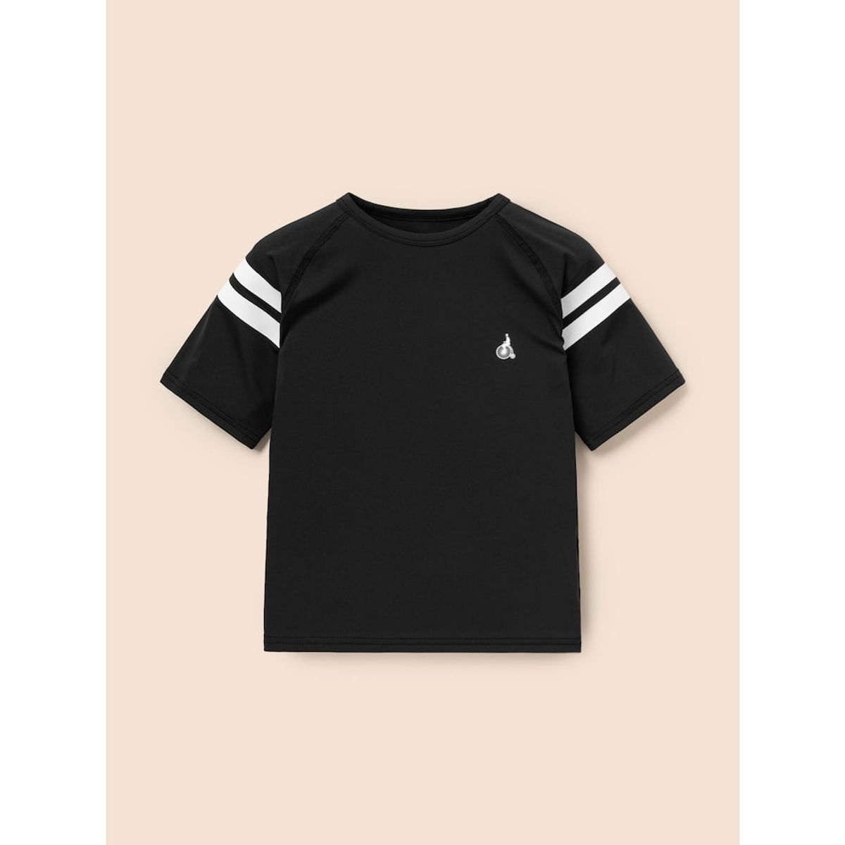 빈폴 키즈(BEANPOLE KIDS) 라글란 반팔 래시가드&반바지&수영모 3 SET  블랙 (BI5342U105)