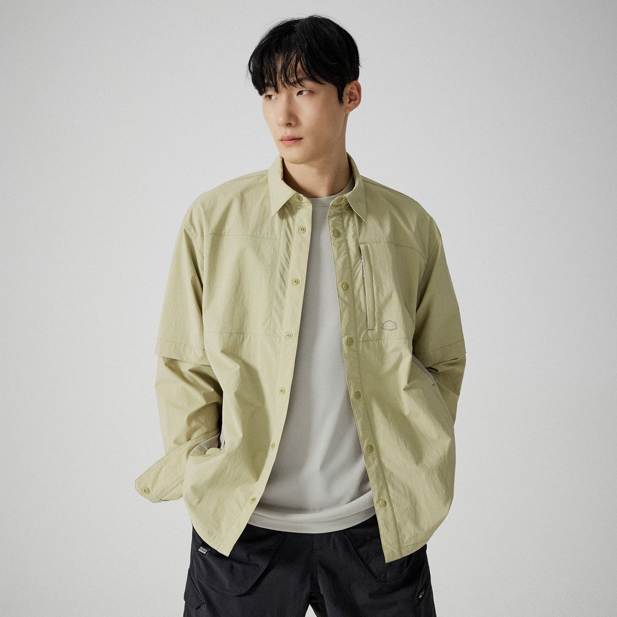 제로그램(ZEROGRAM) 루비콘 디테쳐블 셔츠