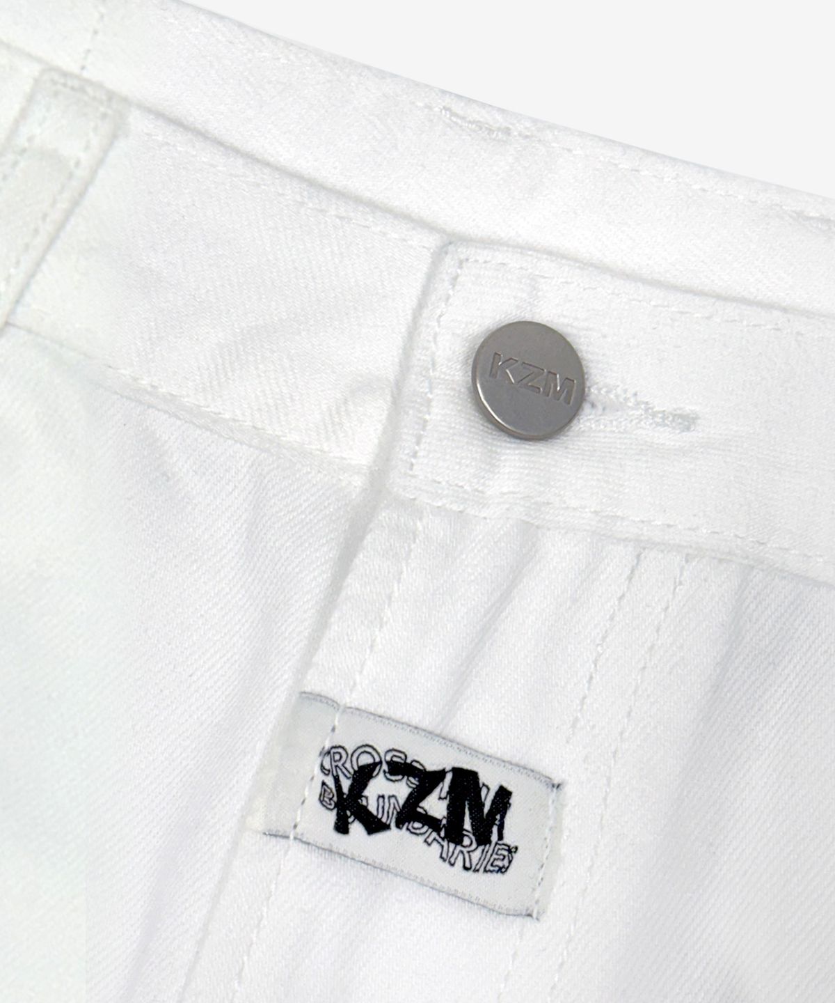 케이지엠(KZM) 카펜터 데님 버뮤다 팬츠