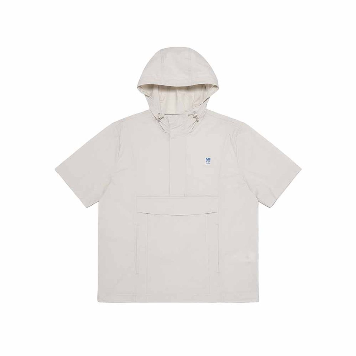 코닥(KODAK) 브리즈 후드 반팔 아노락 IVORY