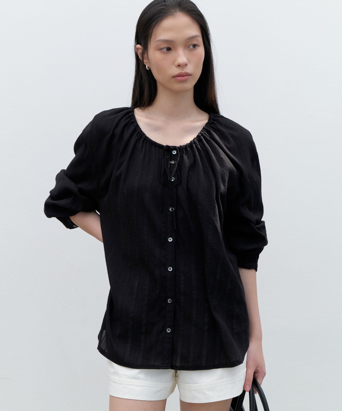 유라고(URAGO) Lilys string blouse