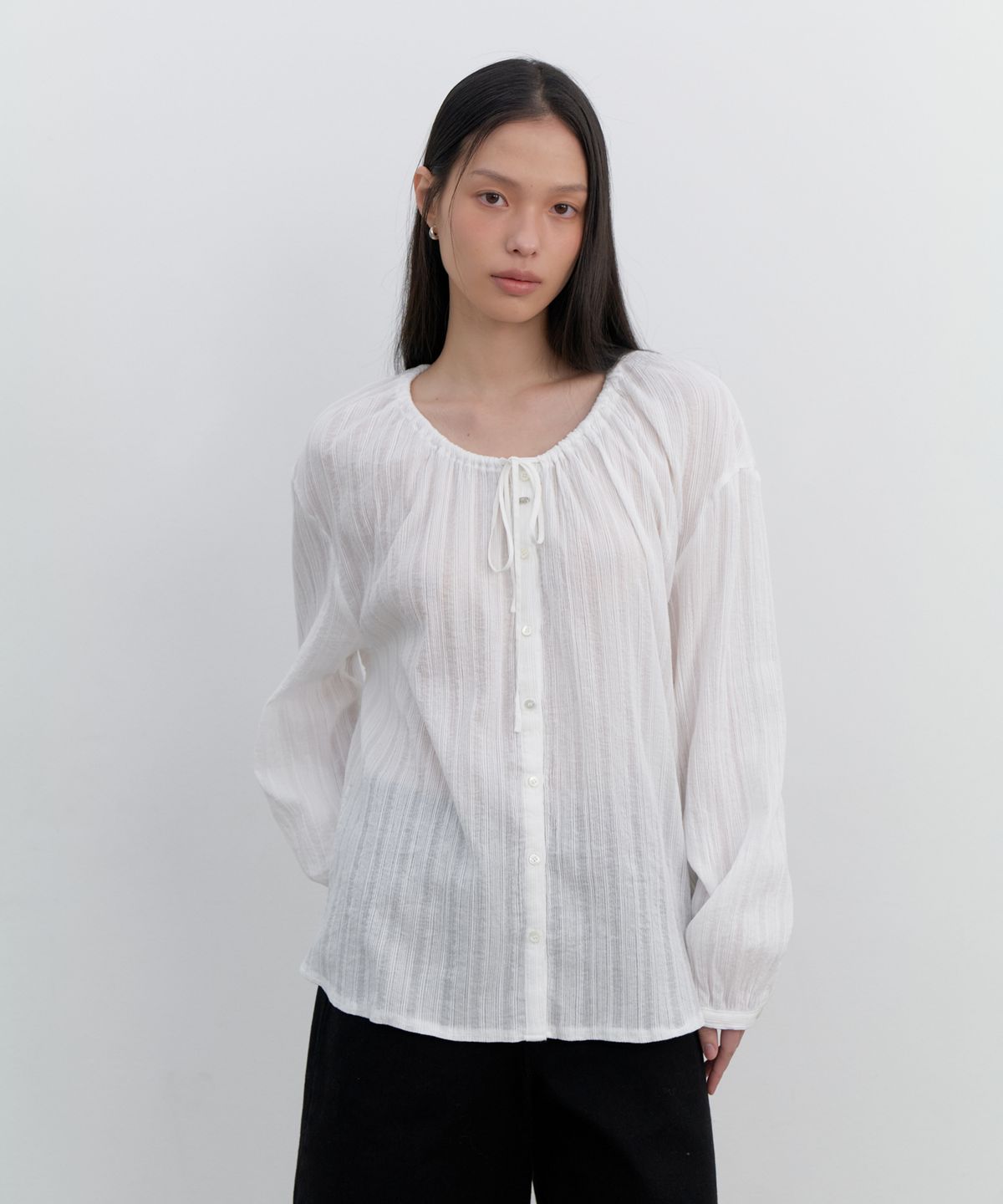유라고(URAGO) Lilys string blouse