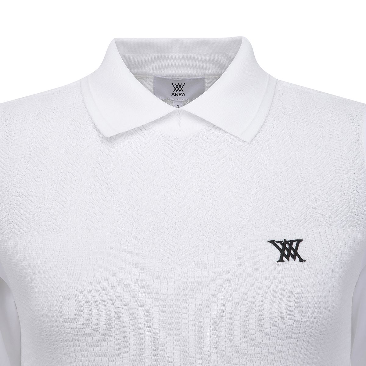 어뉴골프(ANEW GOLF) WOMEN SM HYBRID SWEATER_WH