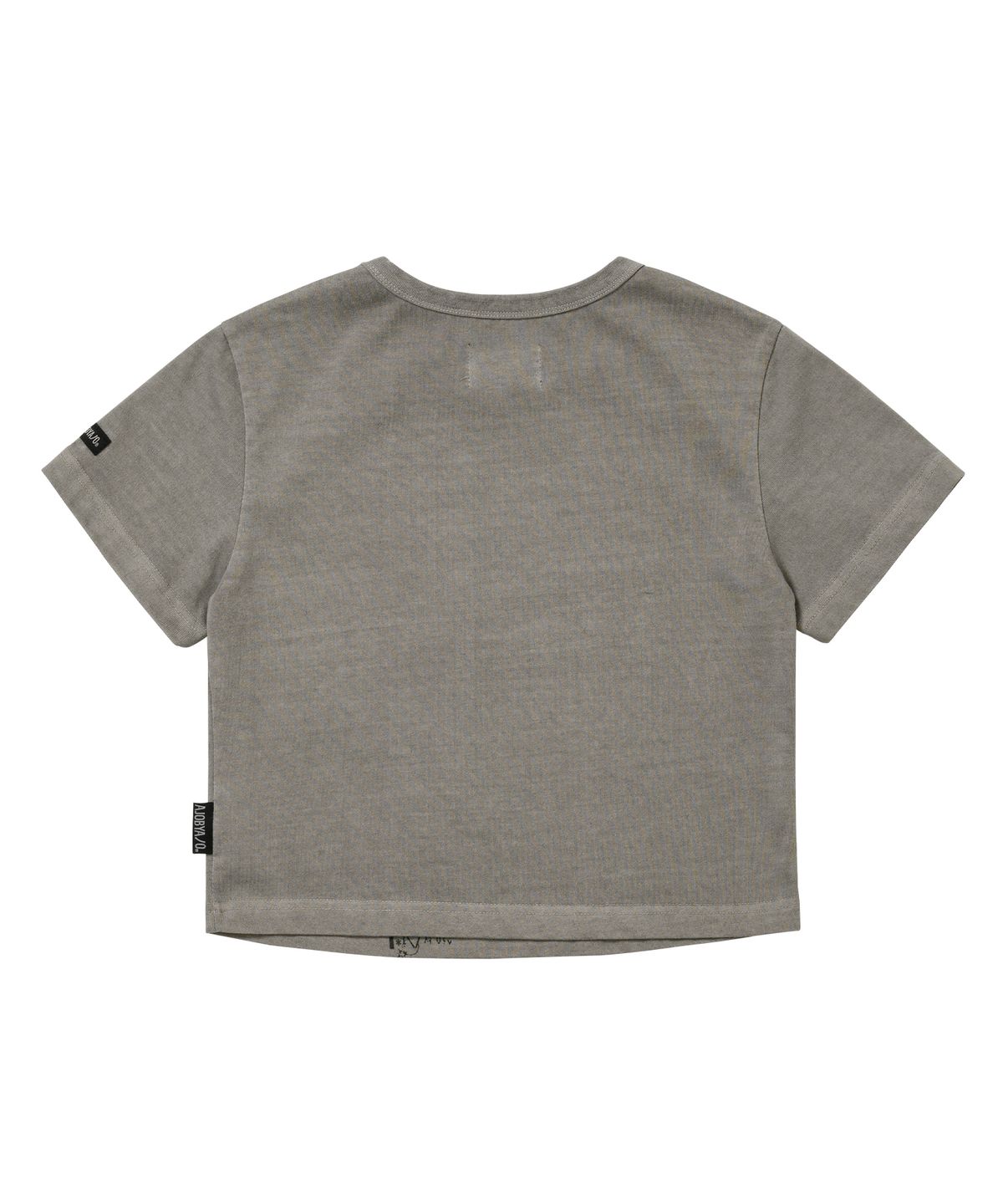 아조바이아조(AJOBYAJO) Pseudo Knight Cropped T-Shirt [DUSTY BEIGE]