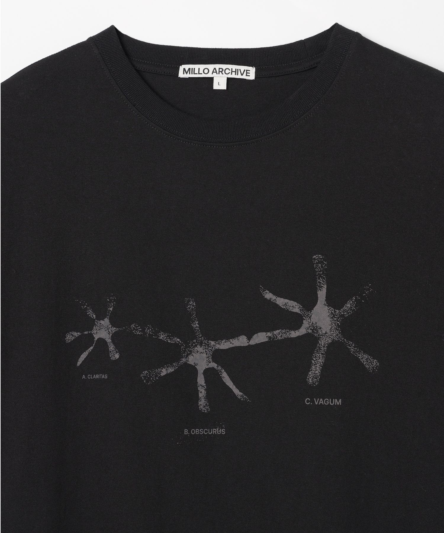 MILLO ARCHIVE ♥ Crescendo Faded T-Shirts/ 追跡付 MUSINSA | MILLO ARCHIVE Crescendo Faded T-Shirt [Black]