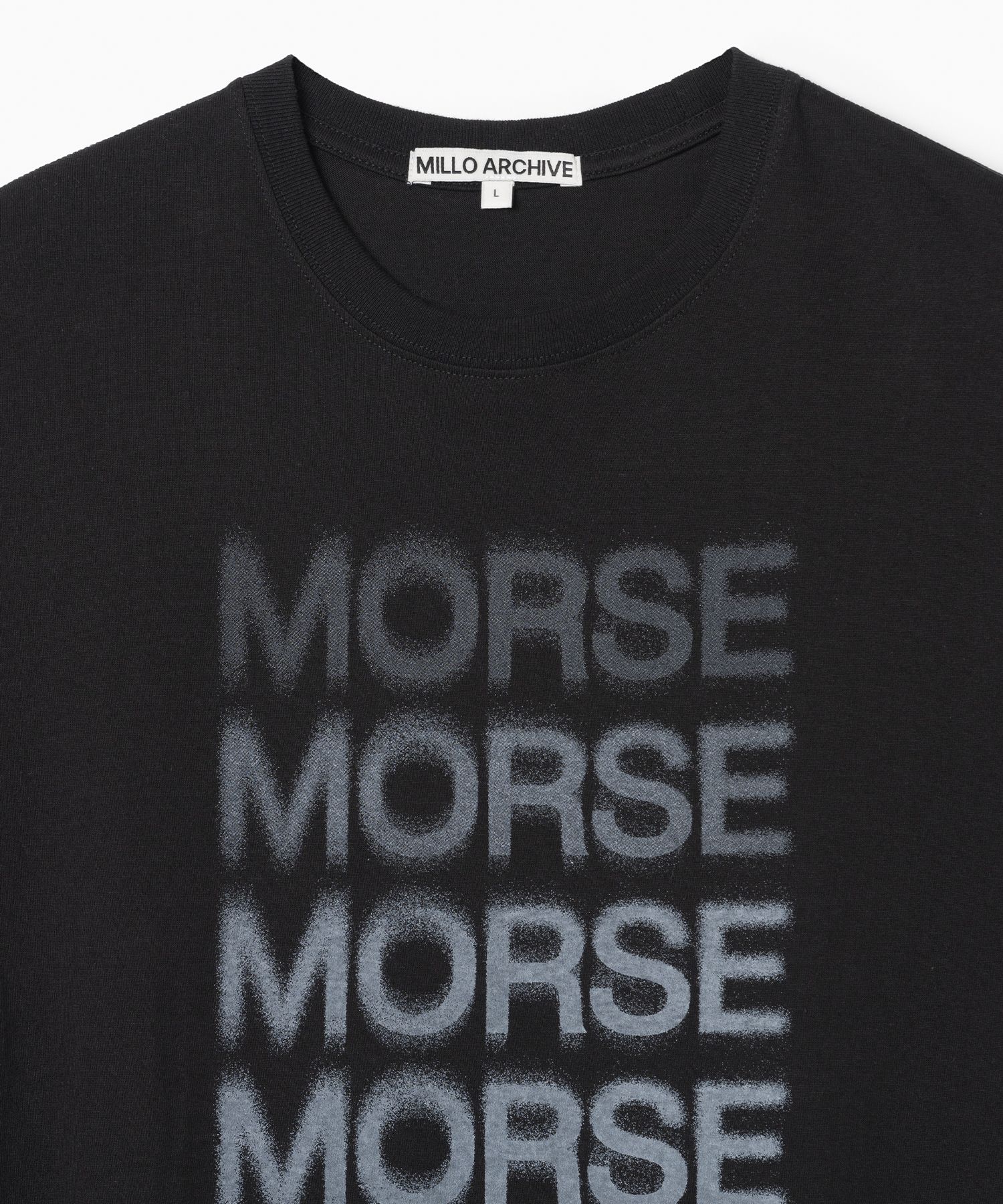 MUSINSA公式 | MILLO ARCHIVE Faded Moss T-Shirt [Black]