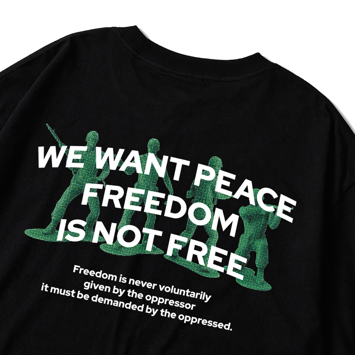스플래시코드(SPLASHCODE) 롱슬리브 블랙 - 자유(Freedom)