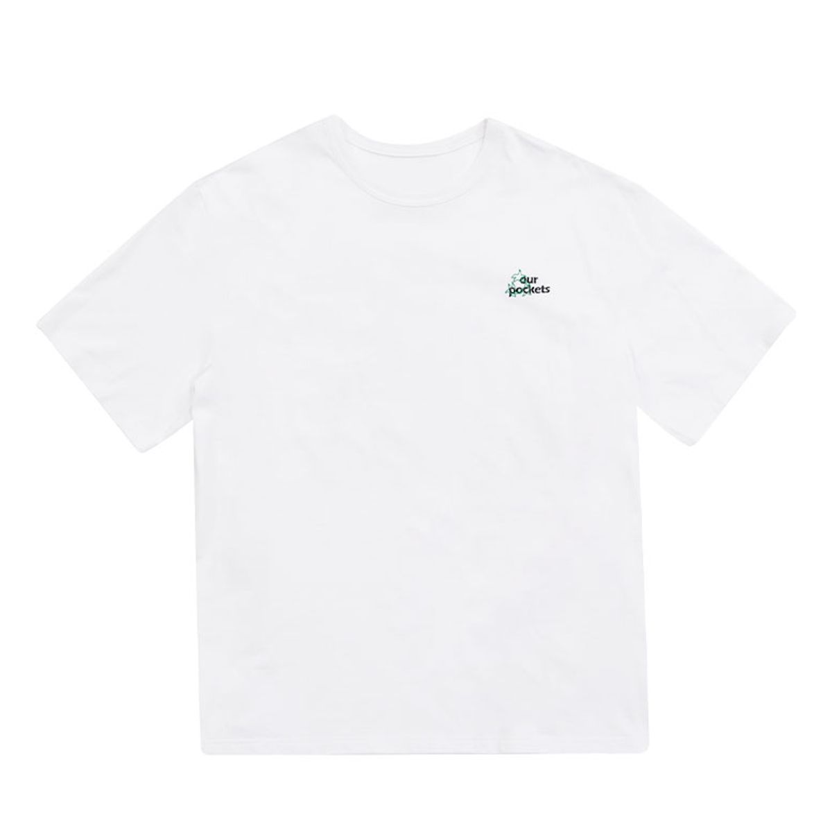 아워포켓츠(OURPOCKETS) 아워포켓츠 빅 지구별 티셔츠(화이트)