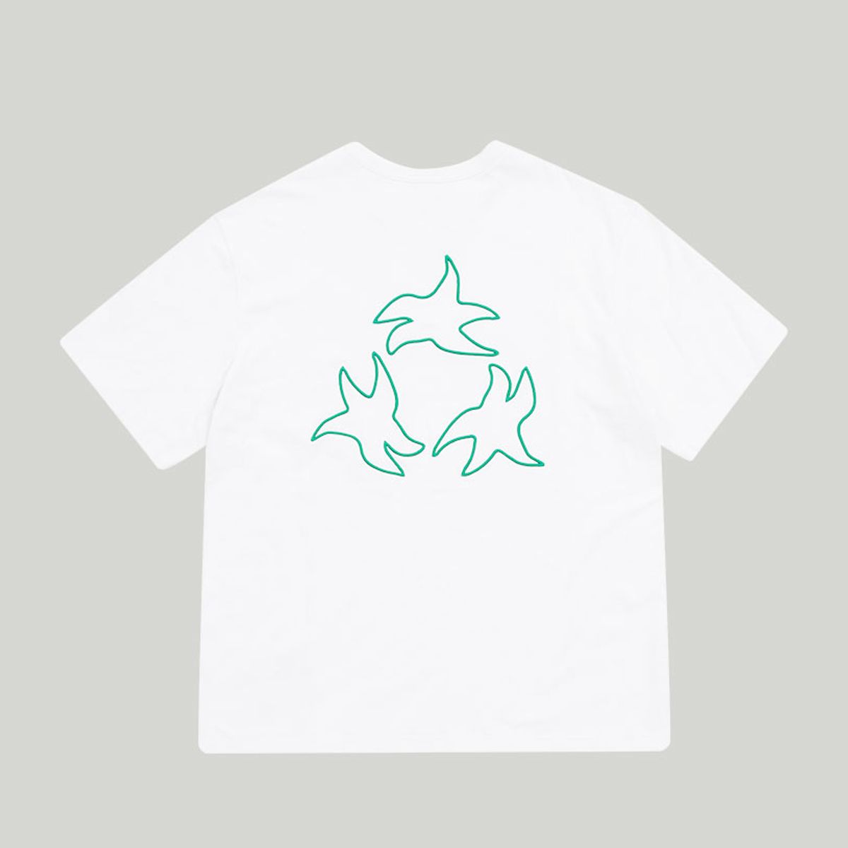 아워포켓츠(OURPOCKETS) 아워포켓츠 시그니처 샛별 티셔츠(화이트)