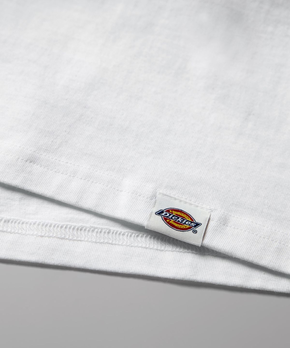 디키즈(DICKIES) [2PACK] 베이직 폰트 로고 티셔츠 White
