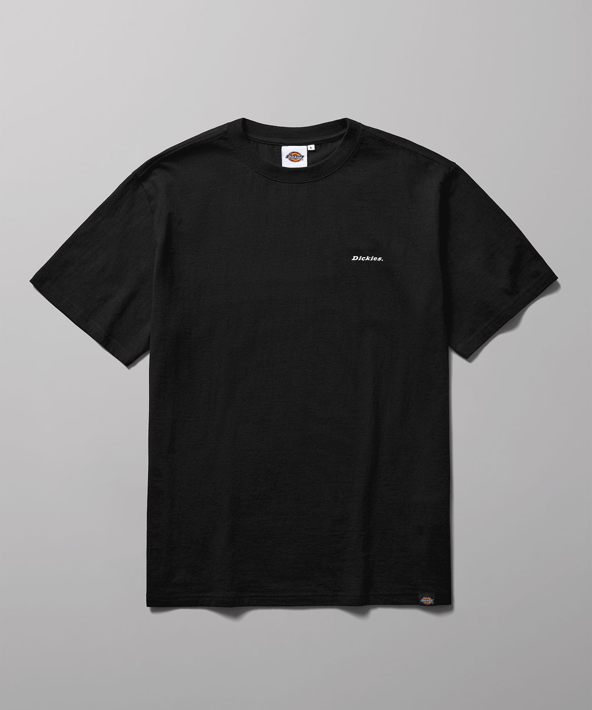 디키즈(DICKIES) [2PACK] 베이직 폰트 로고 티셔츠 Black