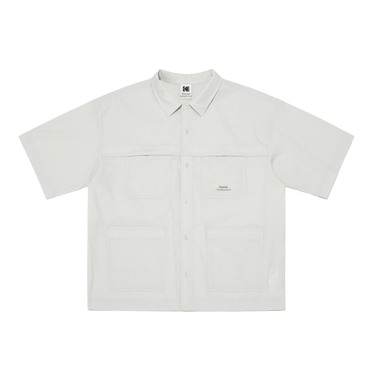 코닥(KODAK) 메일러 에센셜 반팔 셔켓 IVORY