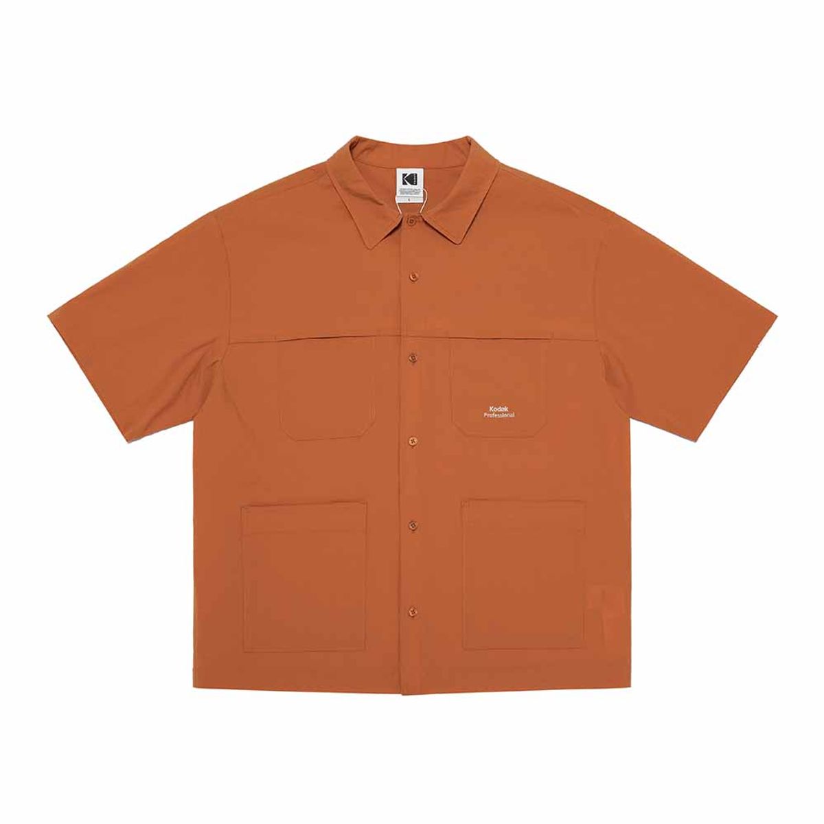 코닥(KODAK) 메일러 에센셜 반팔 셔켓 ORANGE