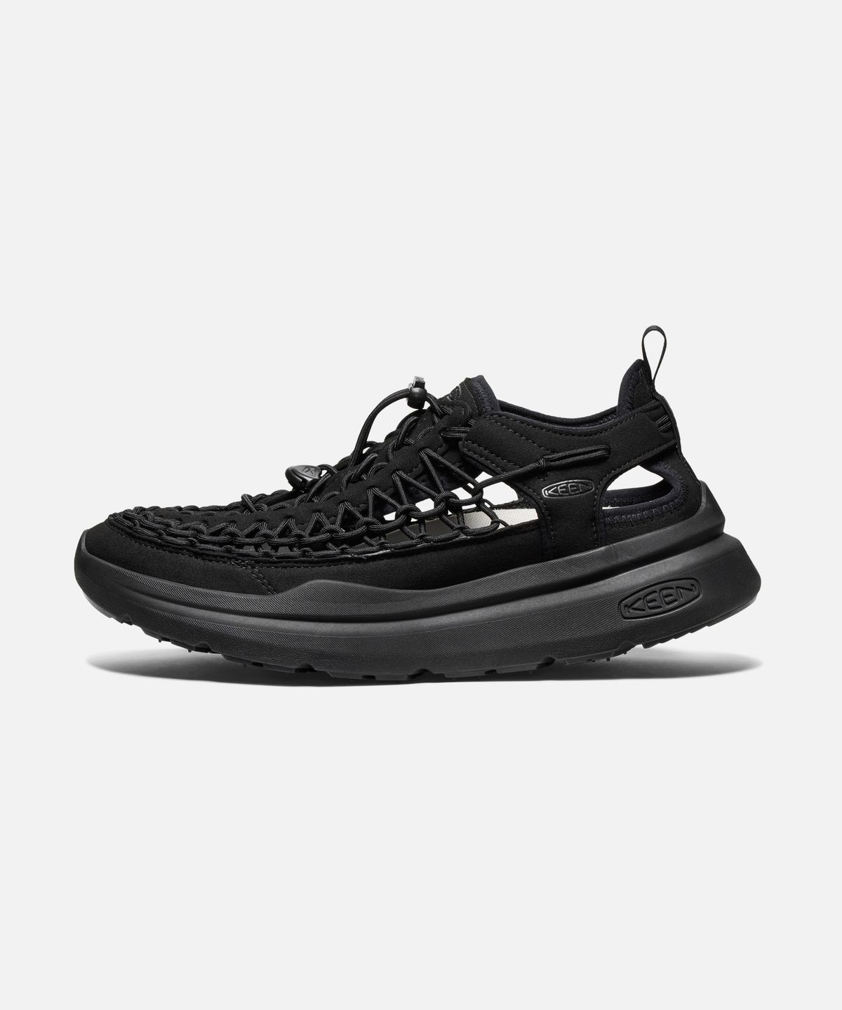 킨(KEEN) 유니크 2.0 워킹 남성 샌들 BLACK/BLACK